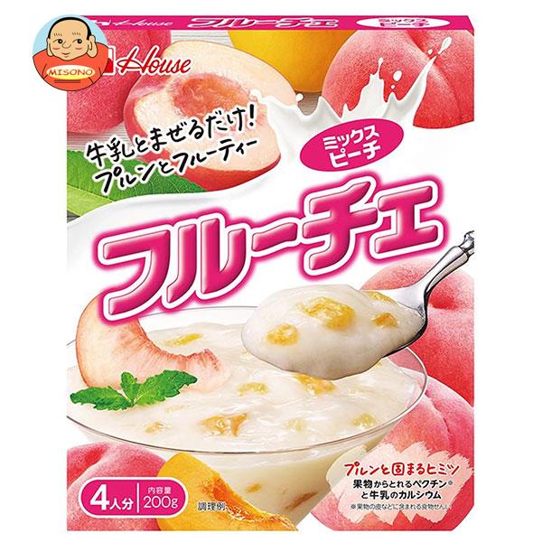 ハウス食品 フルーチェ ミックスピーチ 200g×30個入×(2ケース)｜ 送料無料 お菓子 おやつ デザート 桃