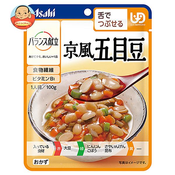 アサヒグループ食品 バランス献立 京風五目豆 100g×24袋入｜ 送料無料 一般食品 レトルト食品 ケアフー..