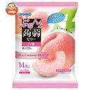 オリヒロ ぷるんと蒟蒻ゼリー 白桃 20gパウチ×6個×24袋入| 送料無料 生菓子 こんにゃくゼリー もも 桃