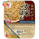 たいまつ食品 金のいぶき 玄米ごはん 160g×24(6×4)個入｜ 送料無料 国産 玄米 レンジ レトルト パックご飯 ご飯