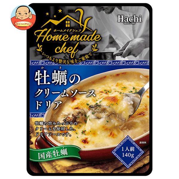 JANコード:4902688265657 原材料 乳等を主要原料とする食品(国内製造)、かき、牛乳、小麦粉、豚脂、砂糖、マッシュルーム、脱脂濃縮乳、食塩、白ワイン、あさりエキス、オイスターソース、ホタテエキス、チーズ風味濃縮物、あさり風味調味料、クリーム加工品、こしょう/増粘剤(加工でん粉)、調味料(アミノ酸等)、着色料(カラメル、カロチン)、香料、(一部に小麦・卵・乳成分・大豆・鶏肉・ゼラチンを含む) 栄養成分 (1袋(140g)当たり)エネルギー104kcal、たんぱく質3.4g、脂質6.0g、炭水化物9.1g、食塩相当量2.0g、(推定値) 内容 カテゴリ：一般食品、ソース、レトルトサイズ：165以下(g,ml) 賞味期間 (メーカー製造日より)12ヶ月 名称 ドリアソース 保存方法 常温で保存してください 備考 製造者:ハチ食品株式会社大阪市西淀川区御幣島2丁目18番31号 ※当店で取り扱いの商品は様々な用途でご利用いただけます。 御歳暮 御中元 お正月 御年賀 母の日 父の日 残暑御見舞 暑中御見舞 寒中御見舞 陣中御見舞 敬老の日 快気祝い 志 進物 内祝 御祝 結婚式 引き出物 出産御祝 新築御祝 開店御祝 贈答品 贈物 粗品 新年会 忘年会 二次会 展示会 文化祭 夏祭り 祭り 婦人会 こども会 イベント 記念品 景品 御礼 御見舞 御供え クリスマス バレンタインデー ホワイトデー お花見 ひな祭り こどもの日 ギフト プレゼント 新生活 運動会 スポーツ マラソン 受験 パーティー バースデー