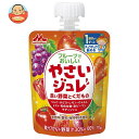 森永乳業 やさいジュレ 赤い野菜とくだもの 70gパウチ×36本入| 送料無料 野菜 フルーツ ゼリー飲料 パウチ ベビー用品