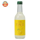 友桝飲料 日向夏サイダー 245ml瓶×24本入×(2ケース)| 送料無料 サイダー ソーダ 炭酸 スパークリング みかん 果汁