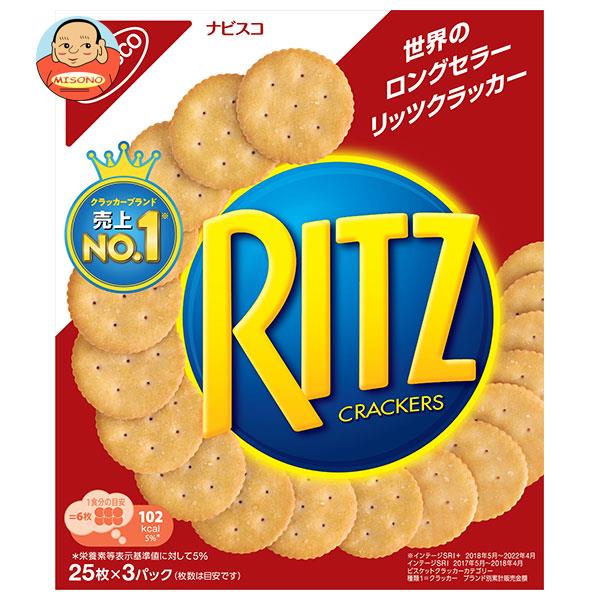 モンデリーズ・ジャパン RITZ(リッツ)L 25枚×3P×10個入｜ 送料無料 お菓子 ビスケット クラッカー RITZ リッツのサムネイル