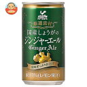 富永貿易 神戸居留地 国産しょうがのジンジャーエール 185ml缶×20本入| 送料無料 炭酸 生姜 割り材 缶