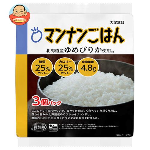 大塚食品 マンナンごはん 3個パック (160g×3個)×8個入｜ 送料無料 ヘルシー こんにゃく ご飯 カロリー