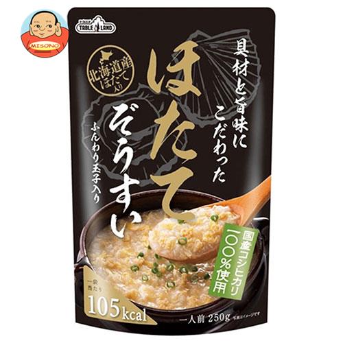 【12月11日(月)1時59分まで全品対象エントリー&購入でポイント5倍】丸善食品工業 テーブルランド 具材と旨味にこだわったほたてぞうすい 250gパウチ×24(12×2)袋入×(2ケース)｜ 送料無料 一般食品 レトルト ご飯 雑炊 ぞうすい ホタテ 帆立のサムネイル