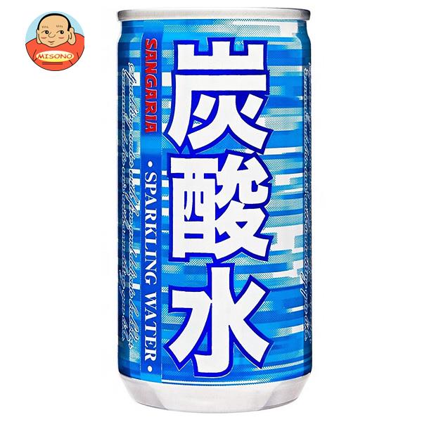 サンガリア 炭酸水 185ml缶×30本入｜ 