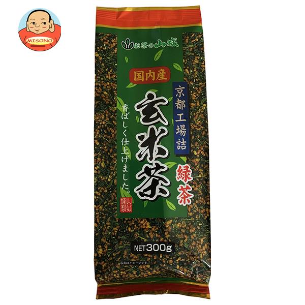 山城物産 京都工場詰 玄米茶 300g×20袋入｜ 送料無料 嗜好品 茶飲料 茶葉 緑茶 玄米茶