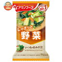 アマノフーズ フリーズドライ いつものおみそ汁 野菜 10食×6箱入| 送料無料 一般食品 インスタント食品 味噌汁 即席