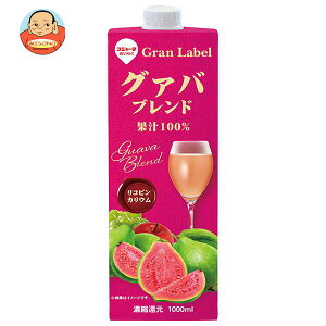 スジャータ グァバブレンド100（濃縮還元） 1000ml紙パック×6本入×(2ケース)｜ 送料無料 果実飲料 ミックス グァバジュース 100% 100％ 1l 1L