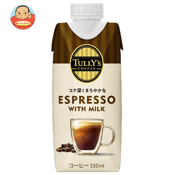 伊藤園 タリーズ エスプレッソ 330ml紙パック×12本入×(2ケース)｜ 送料無料 TULLY’S COFFEE 珈琲 コーヒー