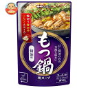 モランボン もつ鍋用スープ しょうゆ味 750g×10袋入| 送料無料 調味料 ストレート 鍋スープ もつ鍋