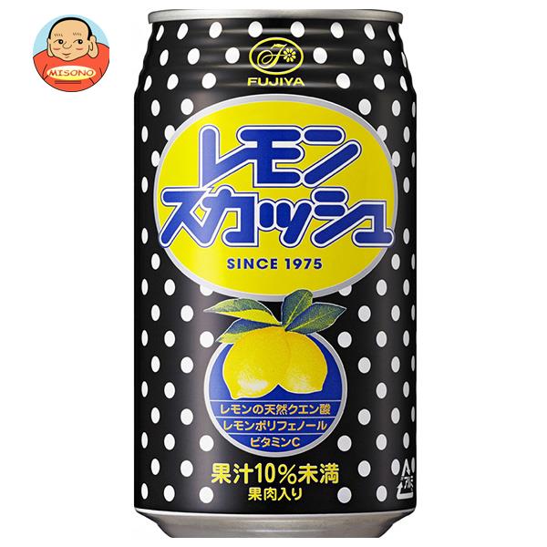 不二家 レモンスカッシュ 350ml缶×24本入×(2ケース)｜ 送料無料 炭酸 レモン 炭酸飲料 フルーツ ふじや..