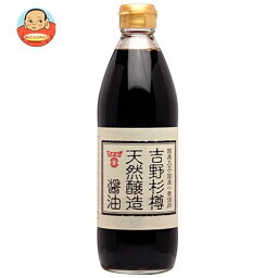 フンドーキン 吉野杉樽 天然醸造醤油 500ml瓶×6本入×(2ケース)｜ 送料無料 醤油 しょうゆ 濃口醤油 調味料