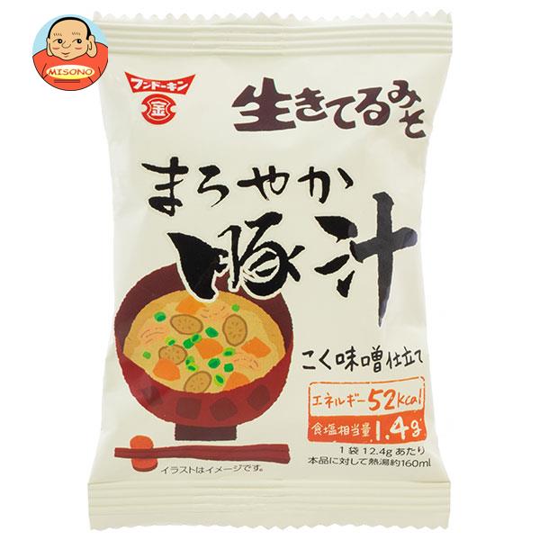 フンドーキン フリーズドライ 生きてるみそ まろやか豚汁 12.4g×10袋入｜ 送料無料 インスタント 即席 味噌汁 みそ汁 とん汁のサムネイル