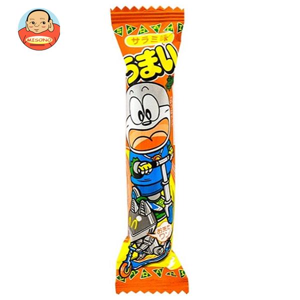 やおきん うまい棒 サラミ味 6g×30本入｜ 送料無料 お菓子 スナック菓子 駄菓子 サラミ