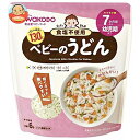 和光堂 らくらくまんま ベビーのうどん 130g×12袋入| 送料無料 幼児 7ヵ月頃 ベビーフード 幼児用食品 うどん