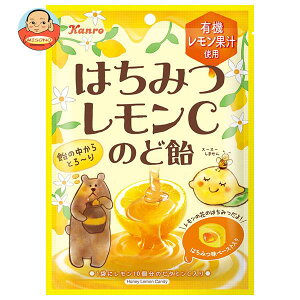 カンロ はちみつレモンCのど飴 75g×6袋入×(2ケース)｜ 送料無料 お菓子 あめ キャンディー のど飴 袋 ハチミツ れもん