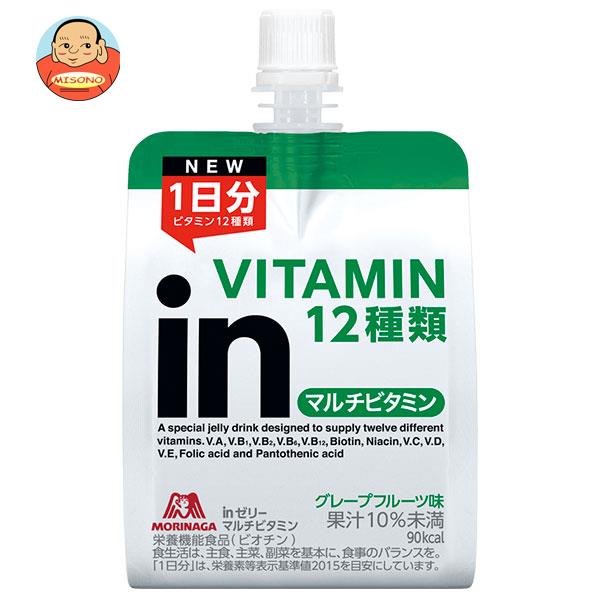 森永製菓 inゼリー マルチビタミン 180gパウチ×36本入×(2ケース)｜ 送料無料 ゼリー飲料 ウイダー ゼリー 栄養