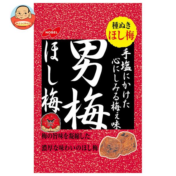 ノーベル製菓 男梅ほし梅 20g×6個入｜ 送料無料 お菓子 うめ 袋