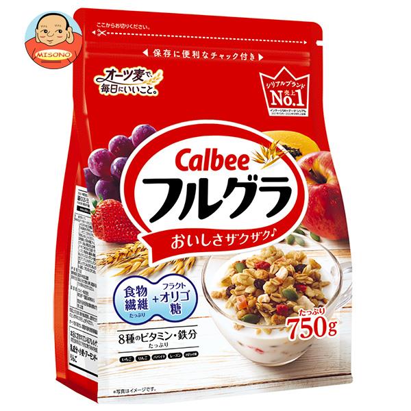 [ポイント5倍 6/11 火 1時59分まで全品対象エントリー&購入]カルビー フルグラ 750g 6袋入｜ 送料無料 一般食品 フルーツグラノーラ