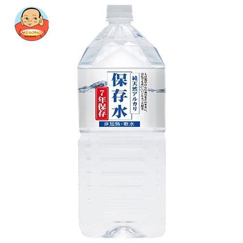 ケイ・エフ・ジー 純天然アルカリ保存水 7年保存 2Lペットボトル×6本入×(2ケース)｜ 送料無料 非常用 水 緊急災害時用 賞味期限7年半の長期保存 2l 備蓄用のサムネイル