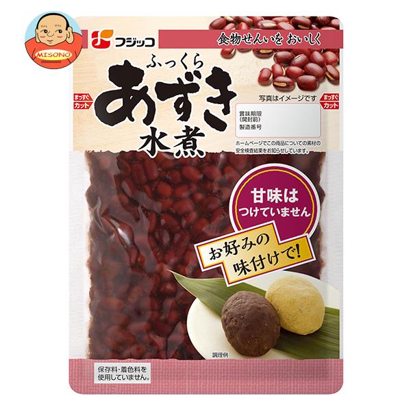 フジッコ ふっくらあずき水煮 200g×10袋入｜ 送料無料 一般食品 まめ 小豆