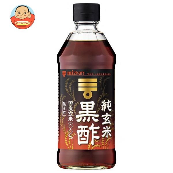 ミツカン 純玄米黒酢 500ml瓶×6本入｜ 送料無料 飲む酢 玄米 MIZKAN 黒酢 国産 酢飲料 お酢