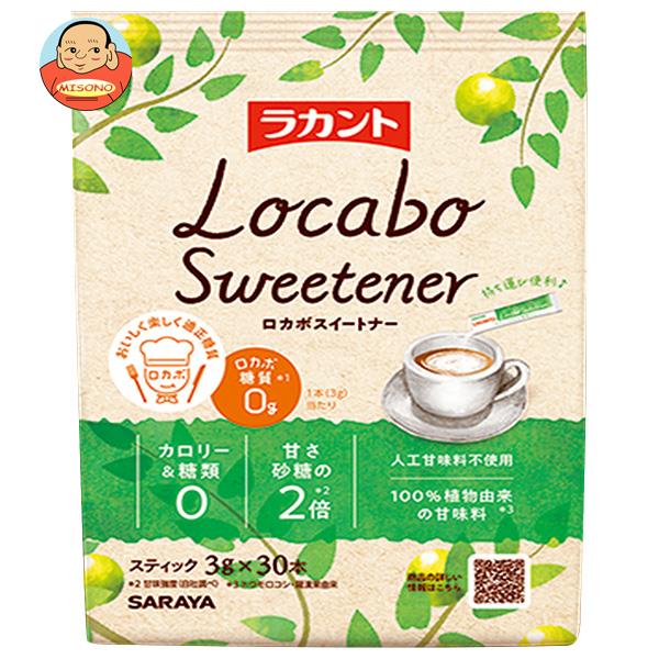 サラヤ ラカントロカボスイートナー 90g(3g×30本)×6袋入｜ 送料無料 無添加 ゼロカロリー 甘味料 顆粒