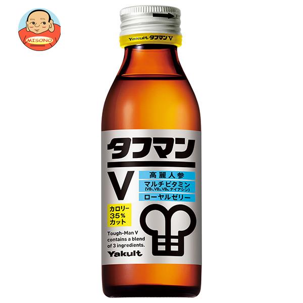 ヤクルト タフマンV 110ml瓶×40本入×(2ケース)| 送料無料 ローヤルゼリー 高麗人参エキス 栄養 ビタミン エネルギー
