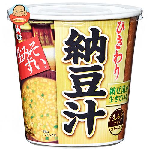 【10月11日(火)1時59分まで全品対象エントリー&購入でポイント5倍】旭松食品 旭松カップ 生みそずい ひきわり納豆汁 15.5g×6個入｜ 送料無料 味噌汁 みそ汁 納豆 ひきわり納豆 納豆汁