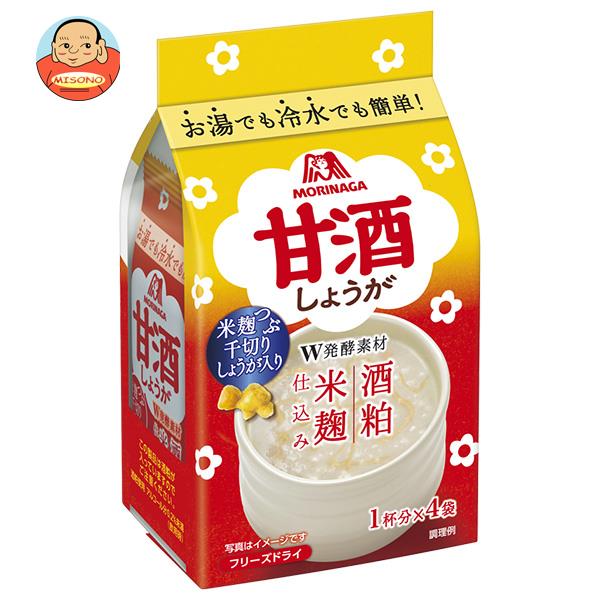 【1月16日(火)1時59分まで全品対象エントリー&購入でポイント5倍】森永製菓 甘酒(しょうが) 4袋×10袋入｜ 送料無料 米麹 あまざけ しょうが 生姜 酒粕 ホットのサムネイル