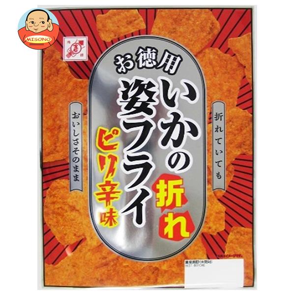 [ポイント5倍！5/16(木)1時59分まで全品対象エントリー&購入]【送料無料・メーカー/問屋直送品・代引不可】全珍 お徳用 いかの姿フライ ピリ辛味折れ 130g×20袋入｜ お菓子 おつまみ いか フライ