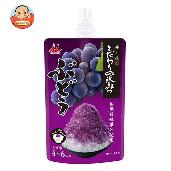 井村屋 こだわりの氷みつ ぶどう 150g×24本入×(2ケース)｜ 送料無料 シロップ 氷蜜 かき氷 カキ氷　ブドウのサムネイル