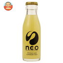 友桝飲料 n.e.o(ネオ)プレミアムジンジャーエール 95ml瓶×24本入| 送料無料 炭酸 ジンジャーエール 瓶 炭酸飲料 割り材