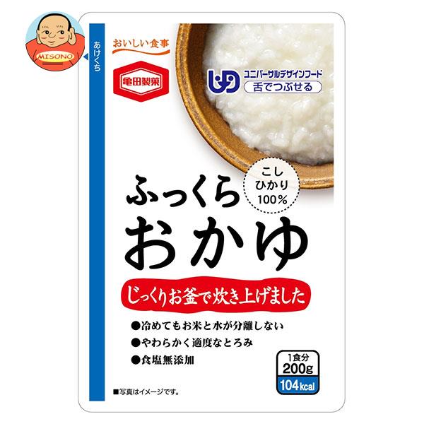 [ポイント5倍！1/16(木)1時59分まで全品対象エントリー&購入]亀田製菓 ふっくらおかゆ 200gパウチ×24袋入×(2ケース)｜ 送料無料 一般食品 レトルト食品 ご飯 お粥
