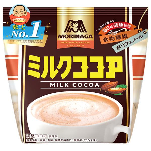 森永製菓 ミルクココア 240g袋×10袋入｜ 送料無料 ココア ホットココア 食物繊維 ココアパウダー インスタント