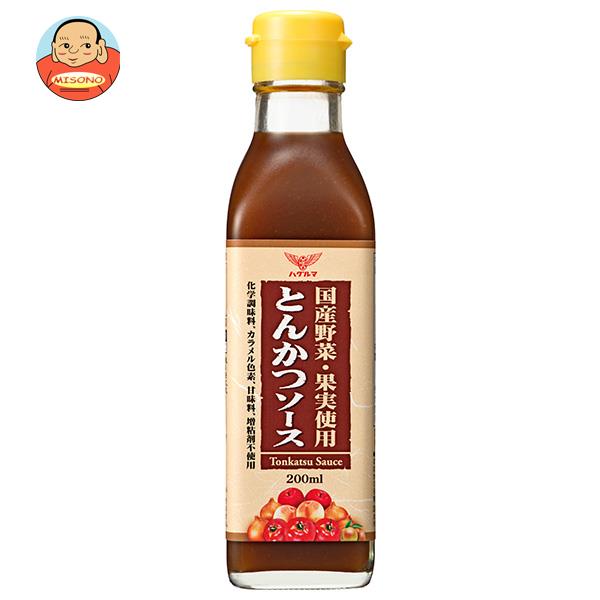 ハグルマ 国産野菜・果実使用とんかつソース 200ml瓶×12本入｜ 送料無料 ソース 揚げ物 フライ 調味料のサムネイル