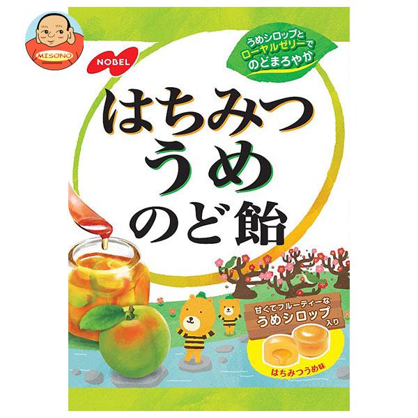 ノーベル製菓 はちみつうめのど飴 110g×6袋入×(2ケース)｜ 送料無料 飴 キャンディー 蜂蜜 梅 のど飴