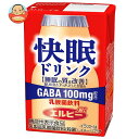 エルビー 快眠ドリンク 乳酸菌飲料 125ml紙パック×24本入｜ 送料無料 乳性 カルシウム 乳酸菌 紙パック