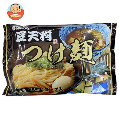 飲料 食品専門店 味園サポート 麺の清水屋 飛騨高山 「豆天狗」 つけ麺 342g(2人前 スープ付き)×10袋入×(2ケース)| 送料無料 ラーメン つけ? 生めん