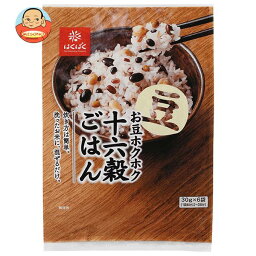 はくばく お豆ホクホク十六穀ごはん 180g(30g×6袋)×6袋入×(2ケース)｜ 送料無料 雑穀米 ご飯 ごはん 十六穀米 穀物 米 栄養 炊飯用