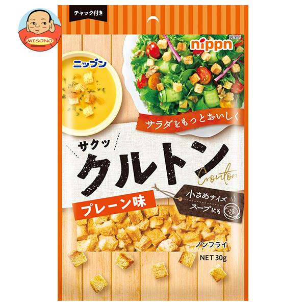 ニップン クルトン プレーン味 30g×20(10×2)袋入×(2ケース)｜ 送料無料 一般食品 サラダ トッピング