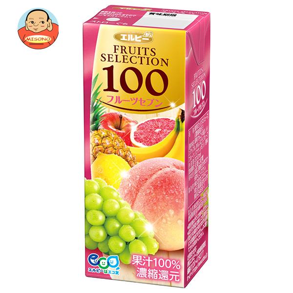 JANコード:4901277253976 原材料 果実(りんご(中国)、パインアップル、もも、ぶどう、グレープフルーツ、バナナ、レモン)/香料 栄養成分 (100mlあたり)エネルギー48kcal、たんぱく質0g、脂質0g、炭水化物12g、食塩相当量0.02g 内容 カテゴリ：果実飲料、ミックス、紙パックサイズ：170〜230(g,ml) 賞味期間 (メーカー製造日より)270日 名称 ミックスジュース(濃縮還元) 保存方法 直射日光をさけ、常温を超えない温度で保存してください。 備考 製造者:株式会社エルビー東海工場愛知県東海市加木屋町白拍子69-2 ※当店で取り扱いの商品は様々な用途でご利用いただけます。 御歳暮 御中元 お正月 御年賀 母の日 父の日 残暑御見舞 暑中御見舞 寒中御見舞 陣中御見舞 敬老の日 快気祝い 志 進物 内祝 御祝 結婚式 引き出物 出産御祝 新築御祝 開店御祝 贈答品 贈物 粗品 新年会 忘年会 二次会 展示会 文化祭 夏祭り 祭り 婦人会 こども会 イベント 記念品 景品 御礼 御見舞 御供え クリスマス バレンタインデー ホワイトデー お花見 ひな祭り こどもの日 ギフト プレゼント 新生活 運動会 スポーツ マラソン 受験 パーティー バースデー