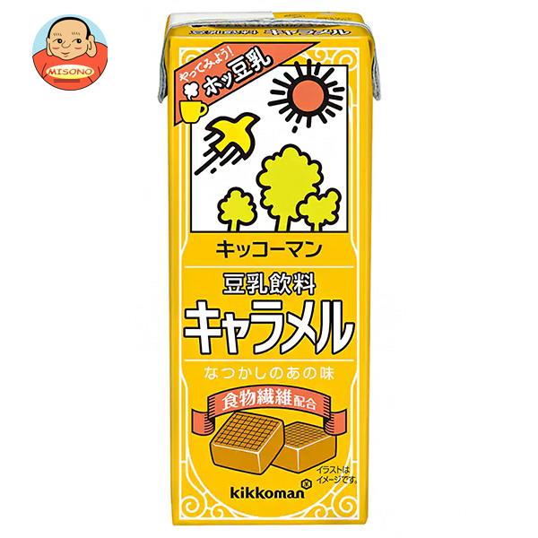 【9月11日(月)1時59分まで全品対象エントリー&購入でポイント5倍】キッコーマン 豆乳飲料 キャラメル 200ml紙パック×18本入×(2ケース)｜ 送料無料 豆乳 キッコーマン キャラメル 200ml 紙パックのサムネイル