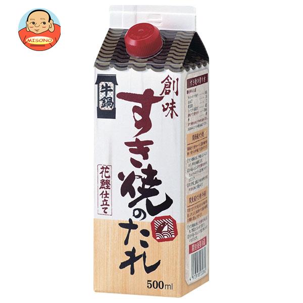 創味食品 創味 すき焼きのたれ 500ml紙パック×6本入｜ 送料無料 一般食品 調味料 すき焼き たれのサムネイル