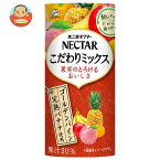 不二家 ネクター こだわりミックス 195gカートカン×24本入｜ 送料無料 果実飲料 果汁 ミックス