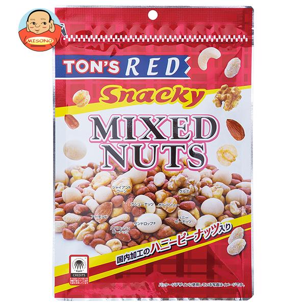 東洋ナッツ トン レッド スナッキー ミックスナッツ 170g×10袋入×(2ケース)| 送料無料 ナッツ お菓子 おつまみ 落花生 アーモンド