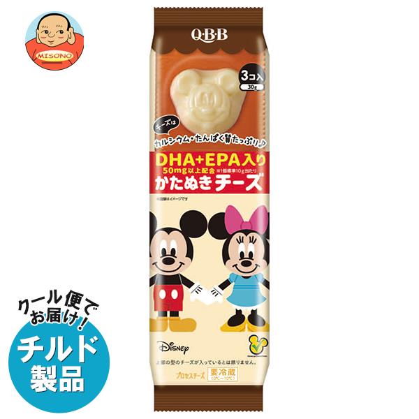【チルド(冷蔵)商品】QBB ミッキー＆フレンズかたぬきチーズ DHA・EPA入り 30g×6袋入｜ 送料無料 チルド商品 チーズ 六甲バター 乳製品のサムネイル